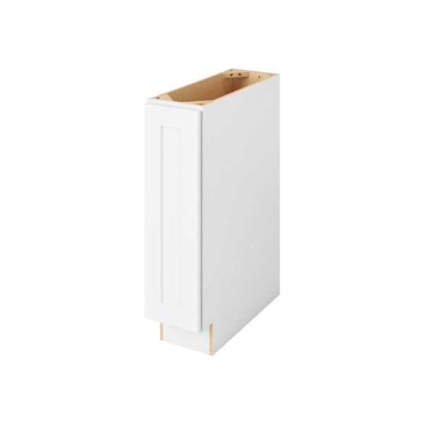 Cooper - 9" Base Full Height, 1 Door, 2 Shelves in White CWH-BFH09