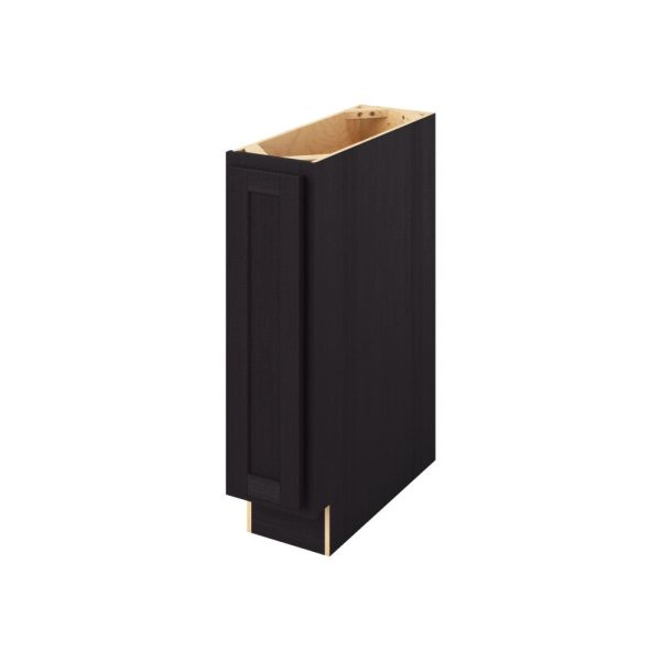 Hudson - 9" Base Full Height, 1 Door, 2 Shelves in Espresso HES-BFH09