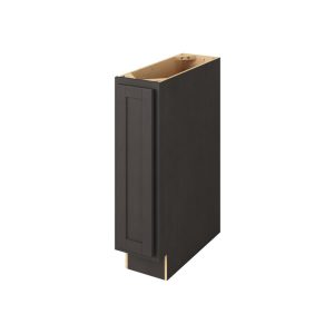 Hudson - 9" Base Full Height, 1 Door, 2 Shelves in Slate HSL-BFH09