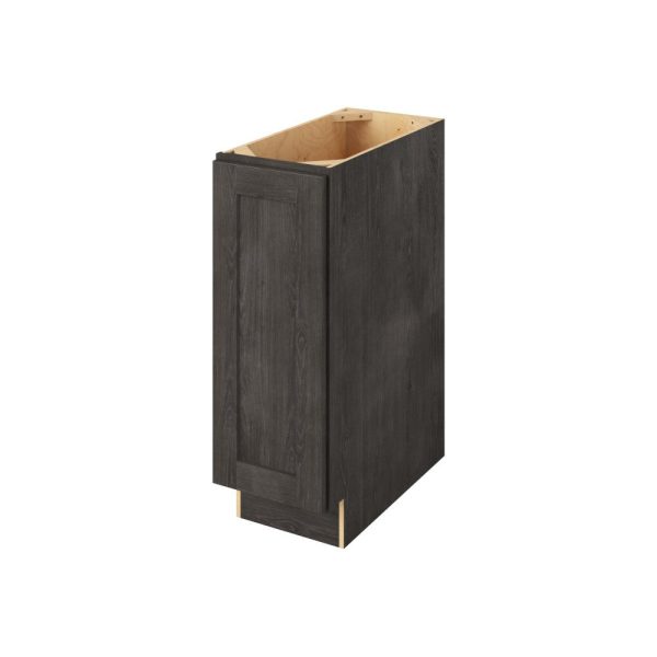 Cooper - 12" Base Full Height, 1 Door, 2 Shelves in Slate CSL-BFH12