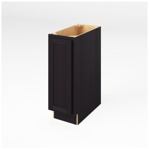 Hudson - 12" Base Full Height, 1 Door, 2 Shelves in Espresso HES-BFH12