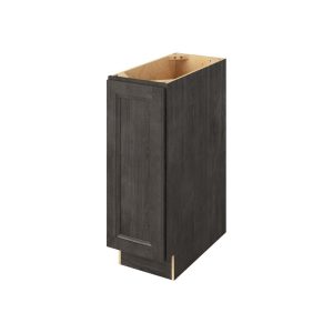 Monaco - 12" Base Full Height, 1 Door, 2 Shelves in Slate MSL-BFH12