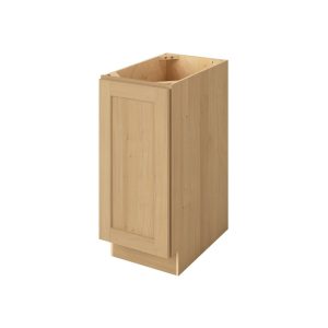 Cooper - 15" Base Full Height, 1 Door, 2 Shelves in Sandstone CSD-BFH15