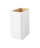 Cooper - 15" Base Full Height, 1 Door, 2 Shelves in White CWH-BFH15