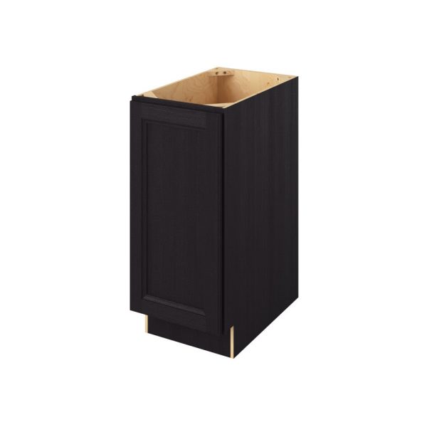Monaco - 15" Base Full Height, 1 Door, 2 Shelves in Espresso MES-BFH15