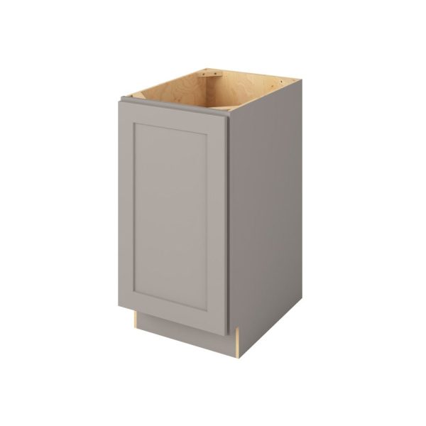 Cooper - 18" Base Full Height, 1 Door, 2 Shelves in Grey CGR-BFH18