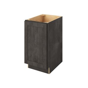 Cooper - 18" Base Full Height, 1 Door, 2 Shelves in Slate CSL-BFH18