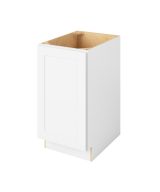 Cooper - 18" Base Full Height, 1 Door, 2 Shelves in White CWH-BFH18