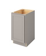 Hudson - 18" Base Full Height, 1 Door, 2 Shelves in Grey HGR-BFH18