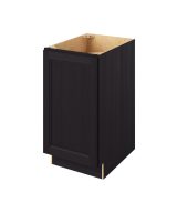 Monaco - 18" Base Full Height, 1 Door, 2 Shelves in Espresso MES-BFH18