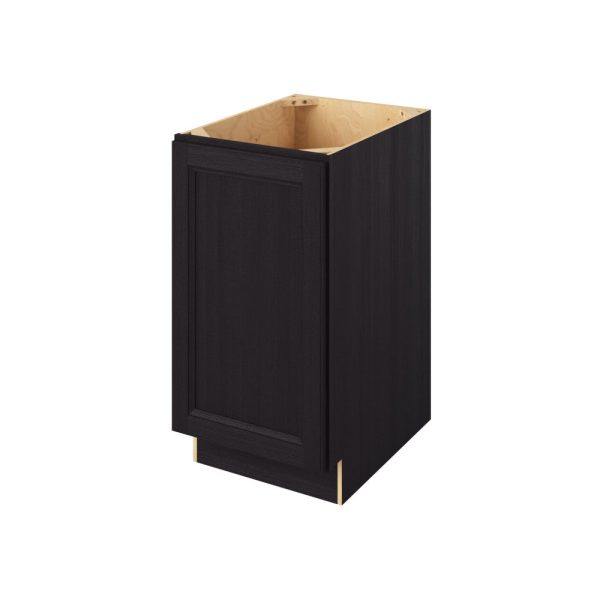 Monaco - 18" Base Full Height, 1 Door, 2 Shelves in Espresso MES-BFH18