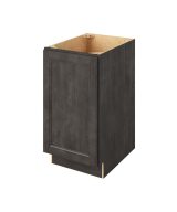 Monaco - 18" Base Full Height, 1 Door, 2 Shelves in Slate MSL-BFH18