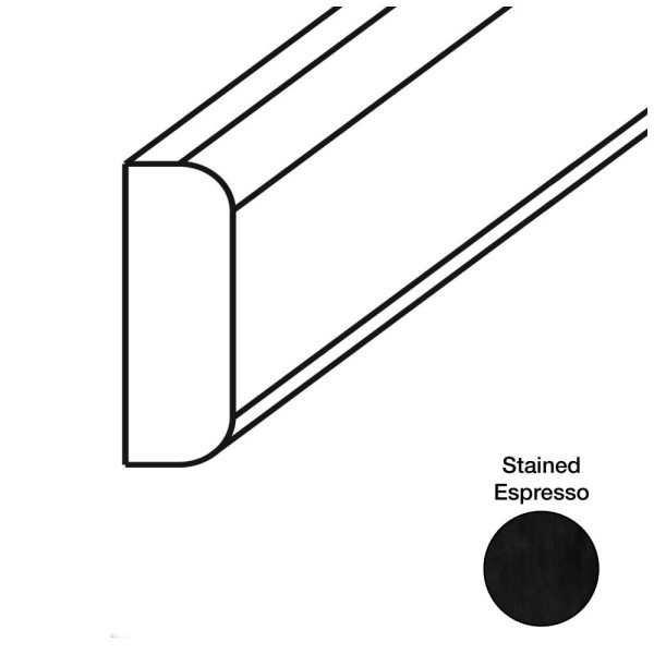 Cooper, Hudson, Monaco - 3/4" W x 96" L x 1/4" T Batten Moulding - in Espresso ESP-BM8
