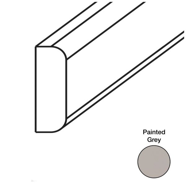 Cooper, Hudson, Monaco - 3/4" W x 96" L x 1/4" T Batten Moulding - in Grey PGRY-BM8