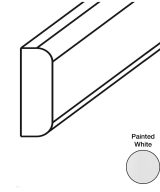 Cooper, Hudson, Monaco - 3/4" W x 96" L x 1/4" T Batten Moulding - in White PWH-BM8
