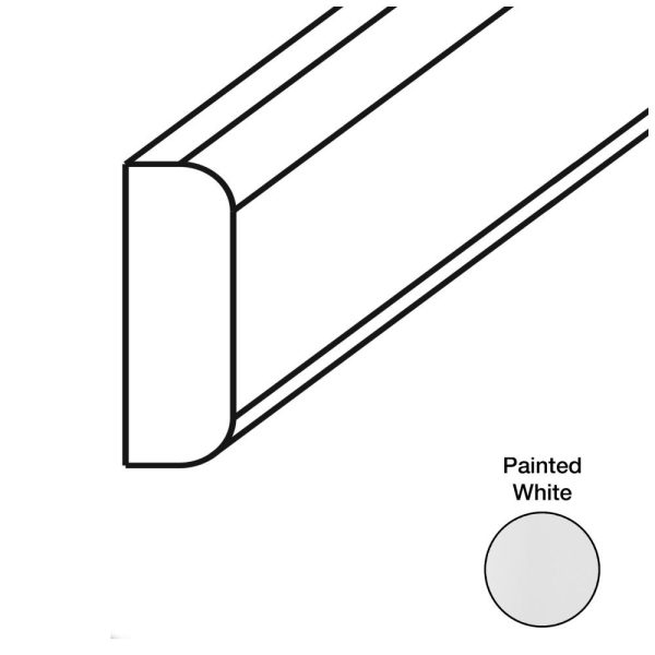 Cooper, Hudson, Monaco - 3/4" W x 96" L x 1/4" T Batten Moulding - in White PWH-BM8