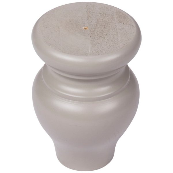 Cooper, Hudson, Monaco - 3-1/4" W x 4-1/2" H x 3-1/4" D Bun Foot - in Grey PGRY-BUNFOOT