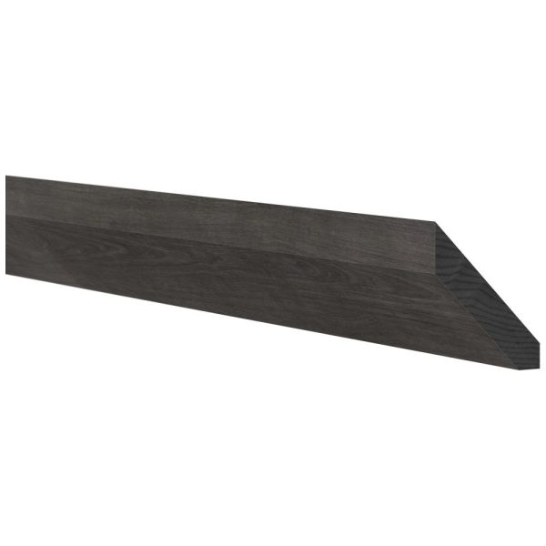 Cooper, Hudson, Monaco - 3-13/16" H 96" L x 11/16" T Crown Moulding Angled - in Slate SL-CMA8
