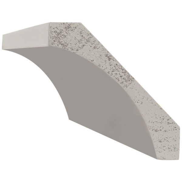Cooper, Hudson, Monaco - 2-11/16" H 96" L x 1/2" T Cove Crown Moulding - in Grey PGRY-CMV8