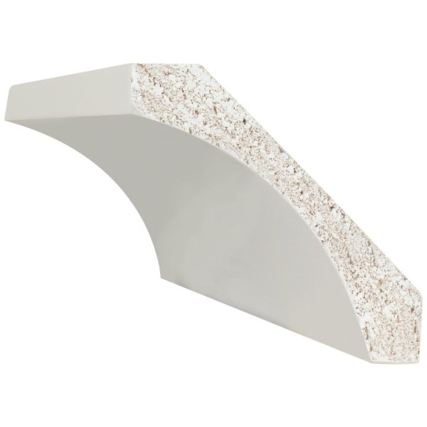 Cooper, Hudson, Monaco - 2-11/16" H 96" L x 1/2" T Cove Crown Moulding - in White PWH-CMV8