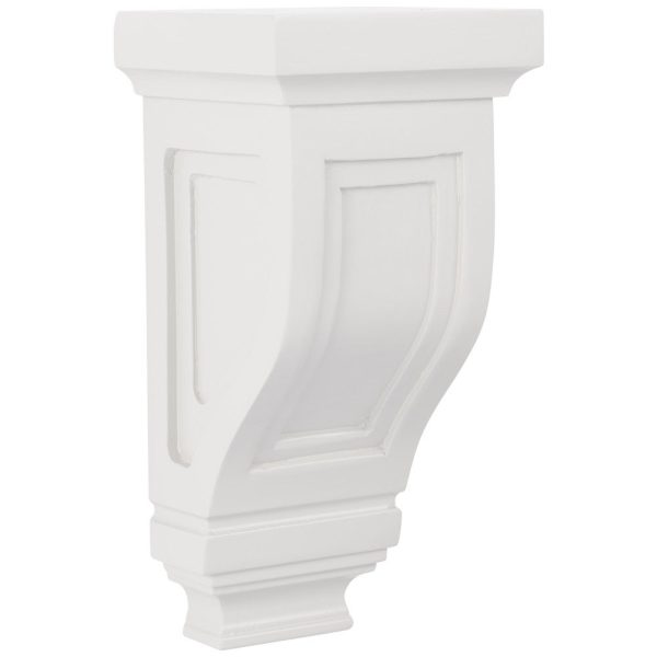 Cooper, Hudson, Monaco - 4-5/8" W x 9-5/8" H x 4-11/16" D Corbel - Basic - in White B-PWH-CORBEL