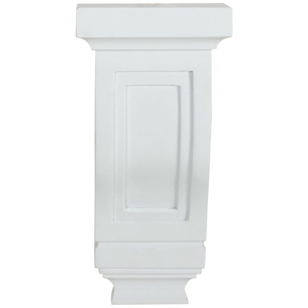 Cooper, Hudson, Monaco - 4-5/8" W x 9-5/8" H x 4-11/16" D Corbel - Basic - in White B-PWH-CORBEL