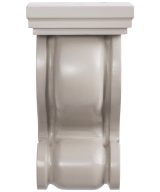 Cooper, Hudson, Monaco - 3-3/4" W x 7" H x 3-3/4" D Corbel - Classic Scroll - in Grey S-PGRY-CORBEL