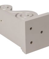 Cooper, Hudson, Monaco - 3-3/4" W x 7" H x 3-3/4" D Corbel - Classic Scroll - in Grey S-PGRY-CORBEL