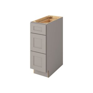 Cooper - 12" Three Drawer Base in Grey 3-CGR-DB12