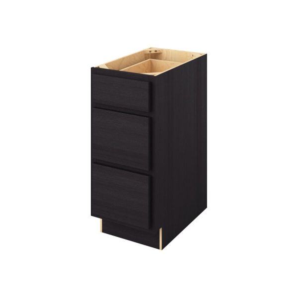Hudson - 15" Three Drawer Base in Espresso 3-HES-DB15