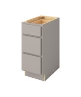 Hudson - 15" Three Drawer Base in Grey 3-HGR-DB15