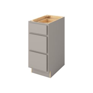 Hudson - 15" Three Drawer Base in Grey 3-HGR-DB15