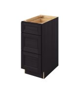 Monaco - 15" Three Drawer Base in Espresso 3-MES-DB15