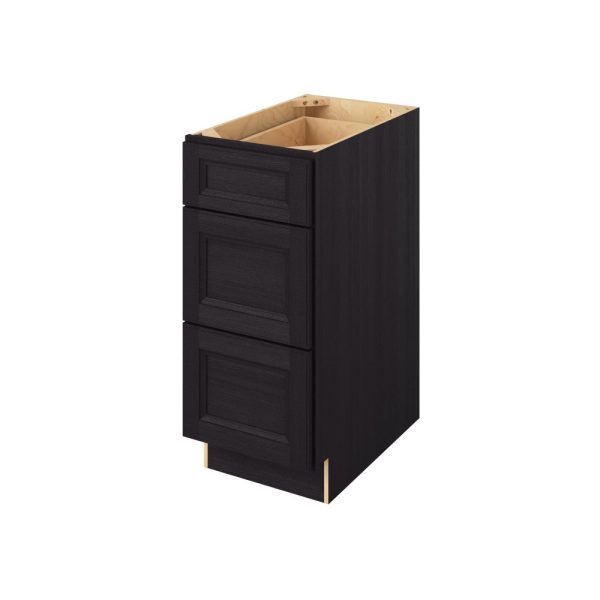 Monaco - 15" Three Drawer Base in Espresso 3-MES-DB15