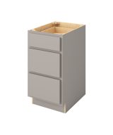 Hudson - 18" Three Drawer Base in Grey 3-HGR-DB18