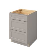 Monaco - 24" Three Drawer Base in Grey 3-MGR-DB24