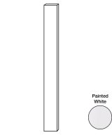 Cooper, Hudson, Monaco - 6" W x 96" H x 3/4" T Tall Filler - in White PWH-F696