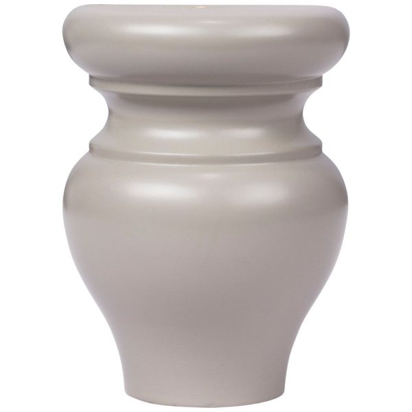 Cooper, Hudson, Monaco - 3-1/4" W x 4-1/2" H x 1-5/8" D Half Bun - split vertically - in Grey PGRY-HBUNFOOT