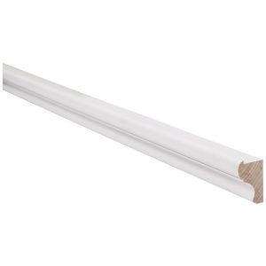 Cooper, Hudson, Monaco - 1-1/2" W x 96" L x 1" T Light Rail Decorative - in White PWH-LRD8