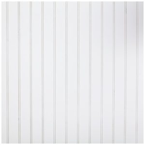 Cooper, Hudson, Monaco - 48" W x 96" L x 1/4" T Beaded Back Panel - Horizontal Grain - in White PWH-PBBH4896