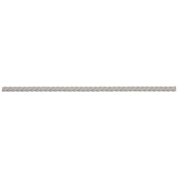 Cooper, Hudson, Monaco - 3/4" W x 96" L x 3/8" T Rope Moulding - in Grey PGRY-RM8