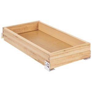 Cooper, Hudson, Monaco - 3" economy roll out tray that installs into a 21" base cabinet in UV Coated ECO-ROT21
