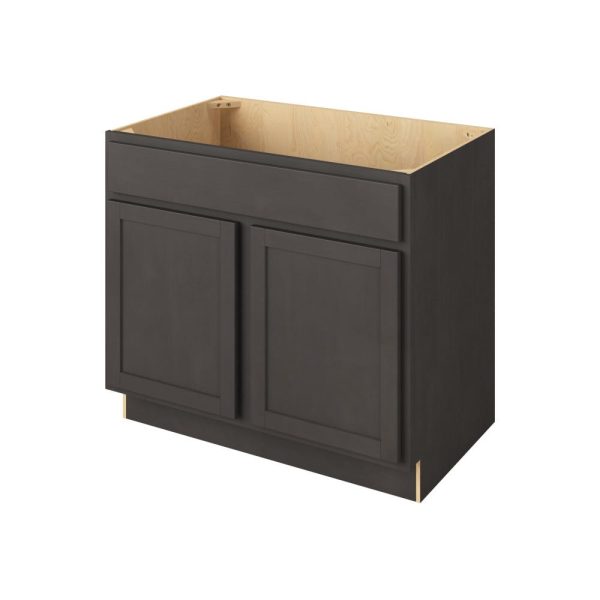 Hudson - 39" Sink Base, 2 Doors-1 False Front in Slate HSL-SB39
