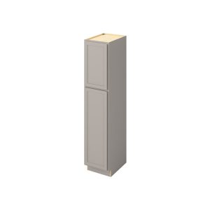 Hudson - 18" x 84" Utility Pantry, 2 Doors, 8 Shelves in Grey HGR-UP1884