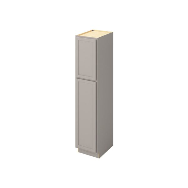 Hudson - 18" x 84" Utility Pantry, 2 Doors, 8 Shelves in Grey HGR-UP1884