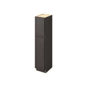 Hudson - 18" x 84" Utility Pantry, 2 Doors, 8 Shelves in Slate HSL-UP1884