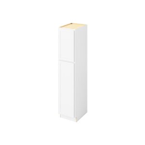 Hudson - 18" x 84" Utility Pantry, 2 Doors, 8 Shelves in White HWH-UP1884