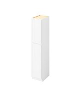 Hudson - 18" x 90" Utility Pantry, 2 Doors, 8 Shelves in White HWH-UP1890
