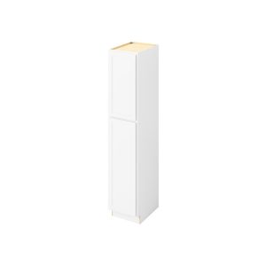 Hudson - 18" x 90" Utility Pantry, 2 Doors, 8 Shelves in White HWH-UP1890