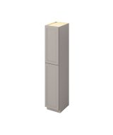 Cooper - 18" x 96" Utility Pantry, 2 Doors, 8 Shelves in Grey CGR-UP1896